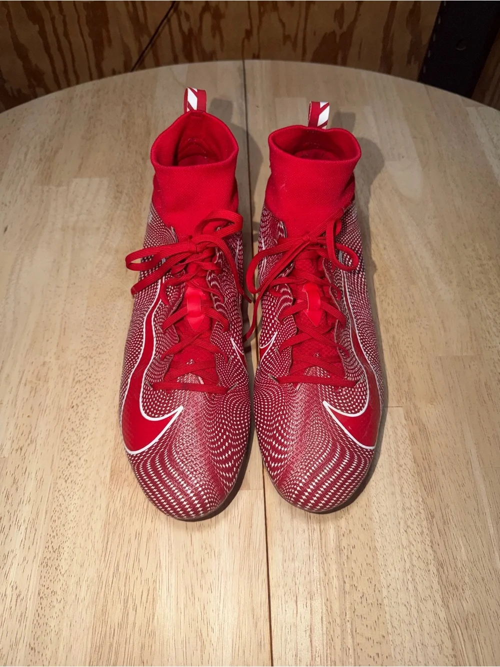 Nike Vapor Untouchable Pro 3 Size 13 Football Cleats University Red 917165-600